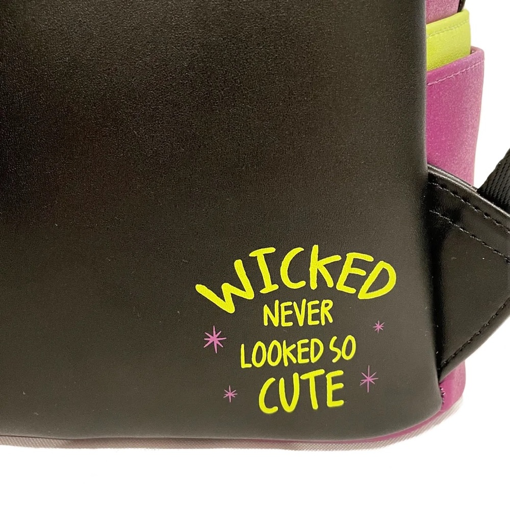 Loungefly Disney Wickedly Cute Witch Minnie Cosplay Glowing Mini Backpack - Picture 4 of 8